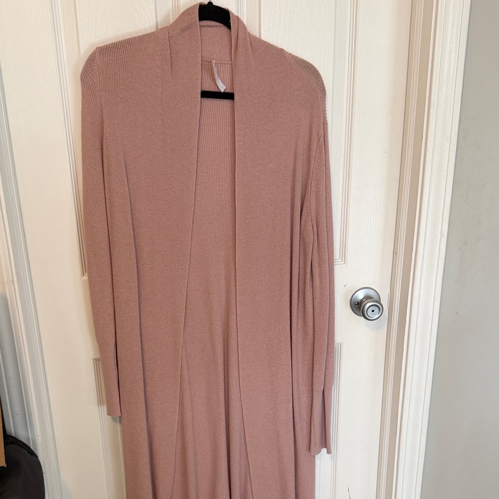 Leith Soft Pink Knit Cardigan